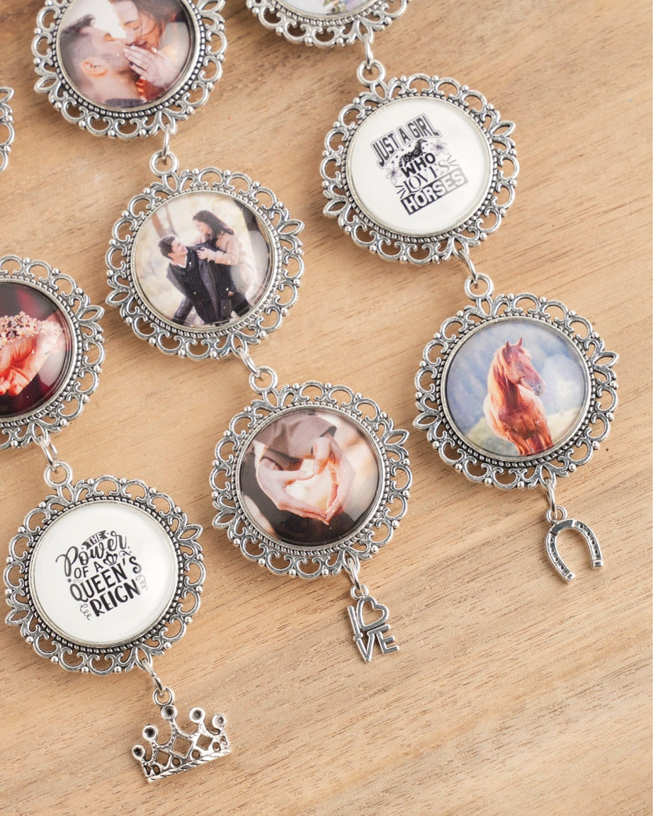 Personalized Photo Car Charm