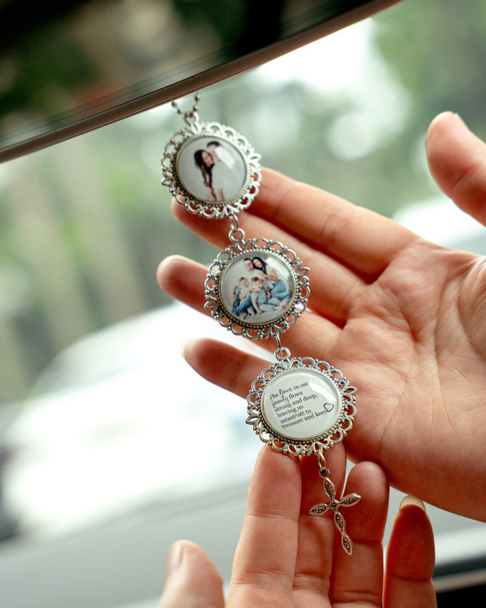 Personalized Photo Car Charm