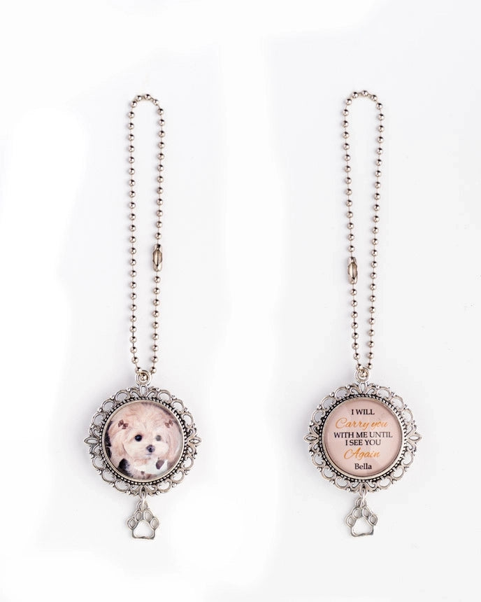 Personalized Photo Car Charm