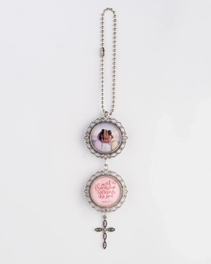 Personalized Photo Car Charm