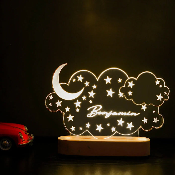Custom Night Light - Personalized Night Light - Custom Name Night Light - Room Decor Kids