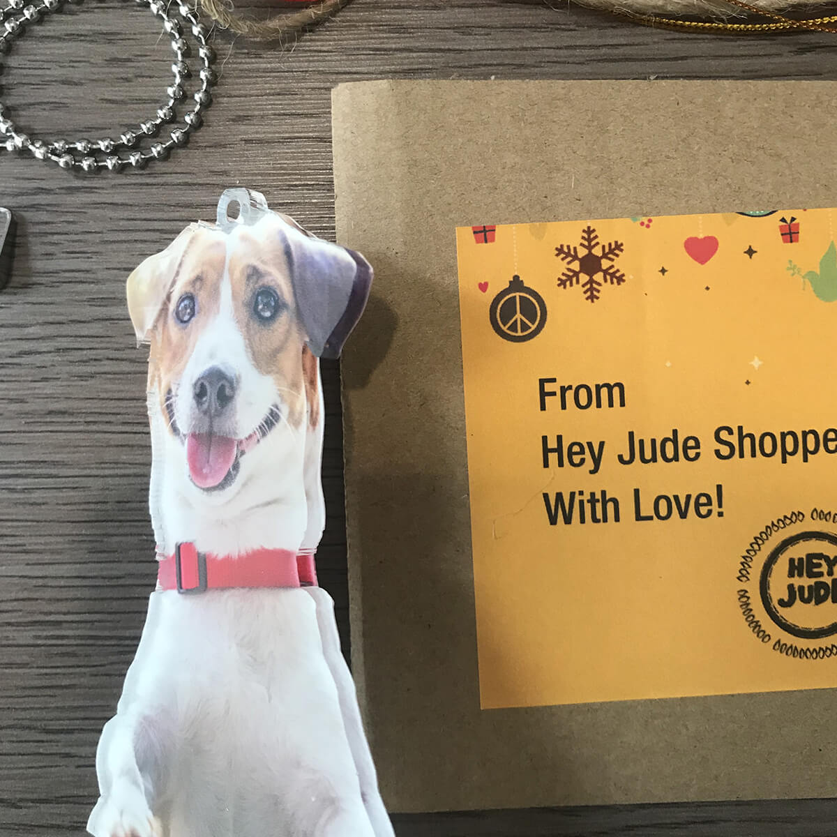 Custom Shape 2-sided Acrylic Ornament – Hey Jude Shoppe