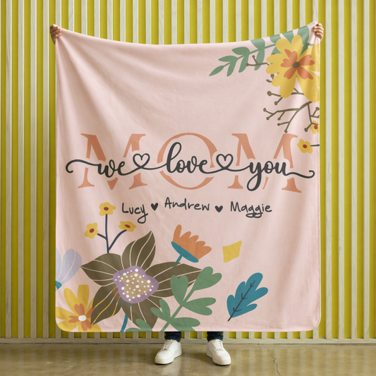 Personalized Blanket For Mom | Mother's Day Gift