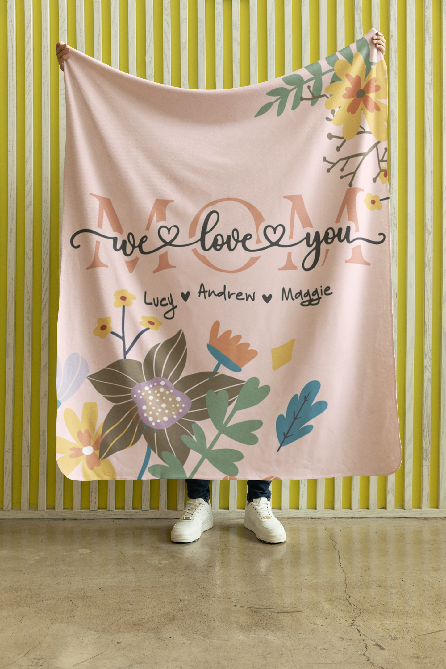 Personalized Blanket For Mom | Mother's Day Gift