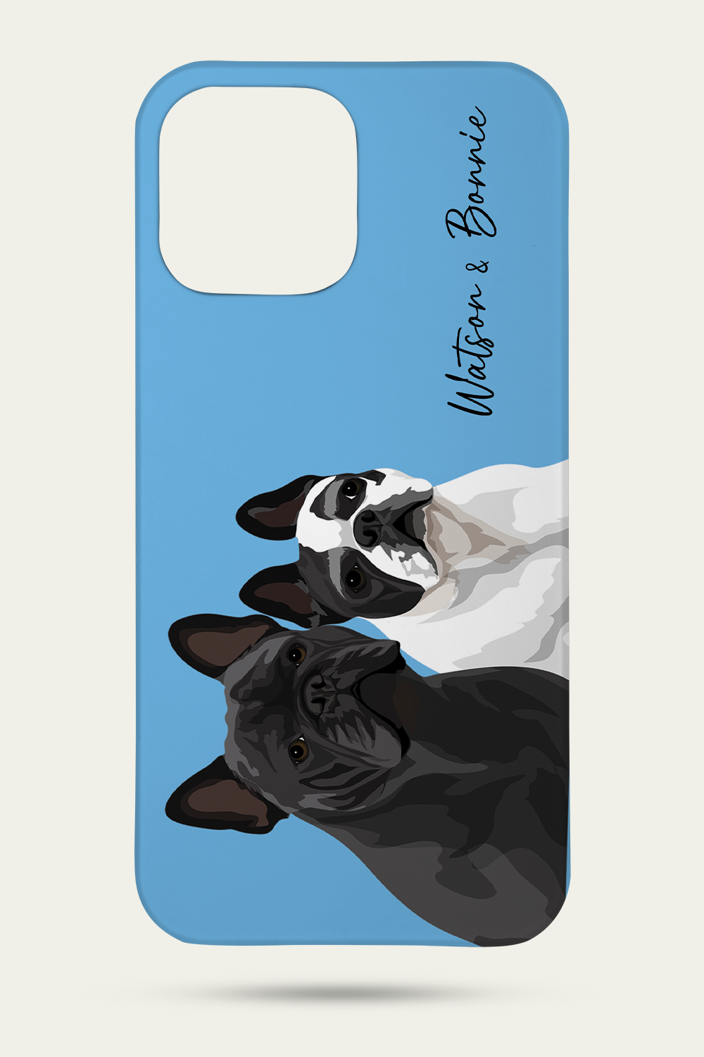 Pet Love Portrait Phone Case for iPhone 15 pro max