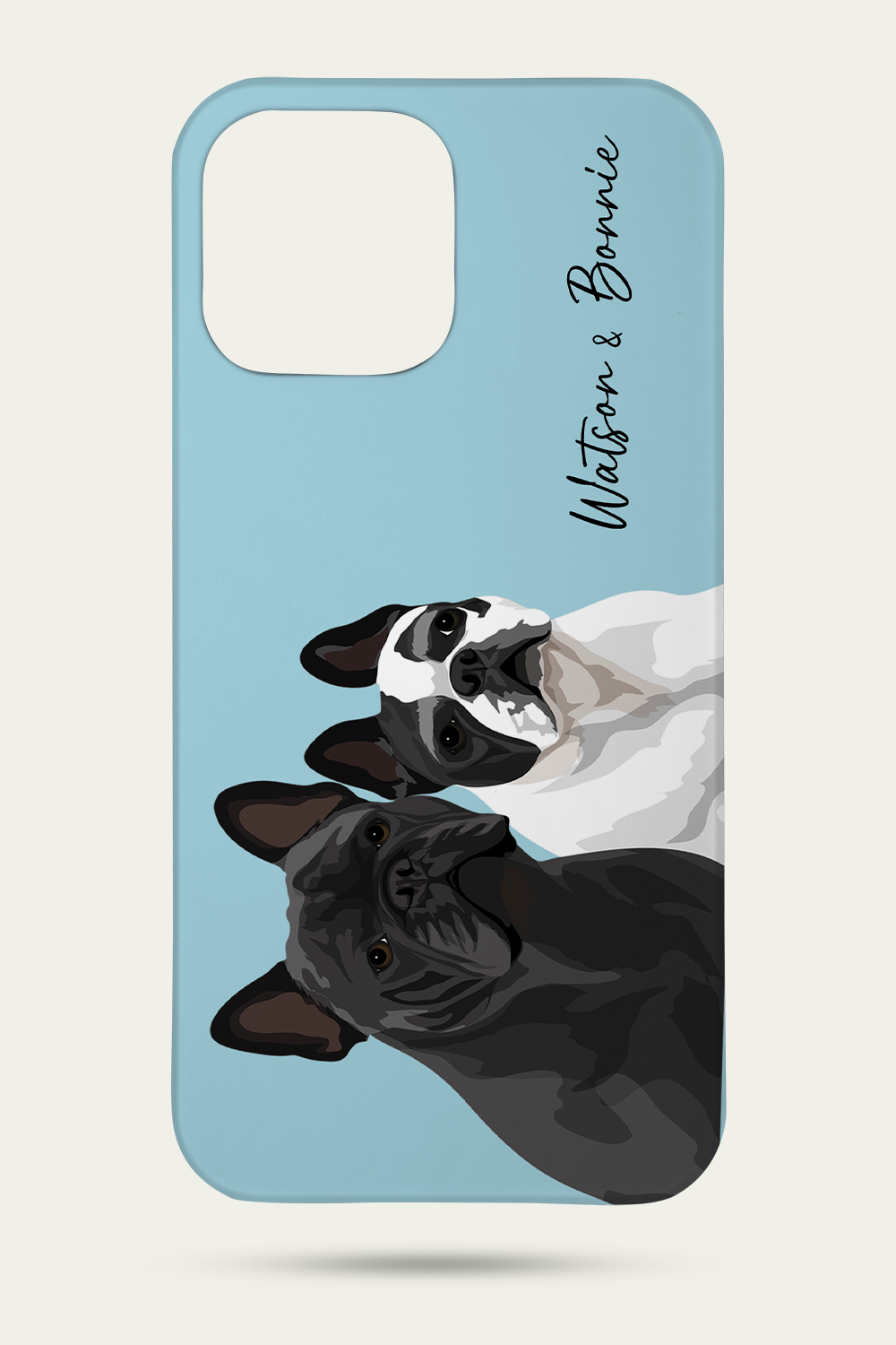 Pet Love Portrait Phone Case for iPhone