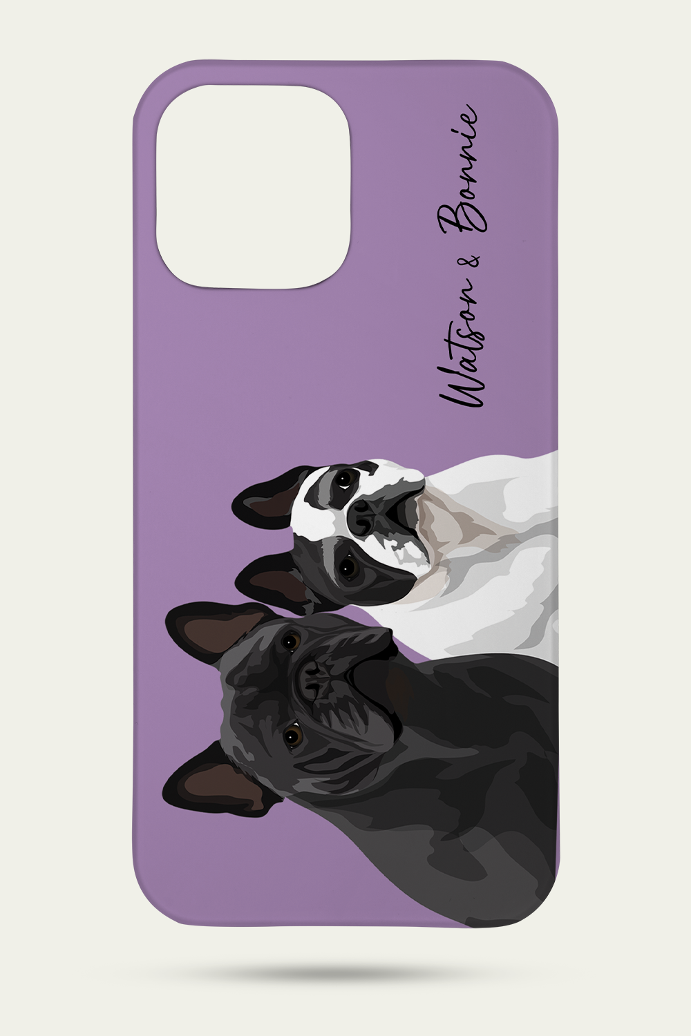 Pet Love Portrait Phone Case for iPhone