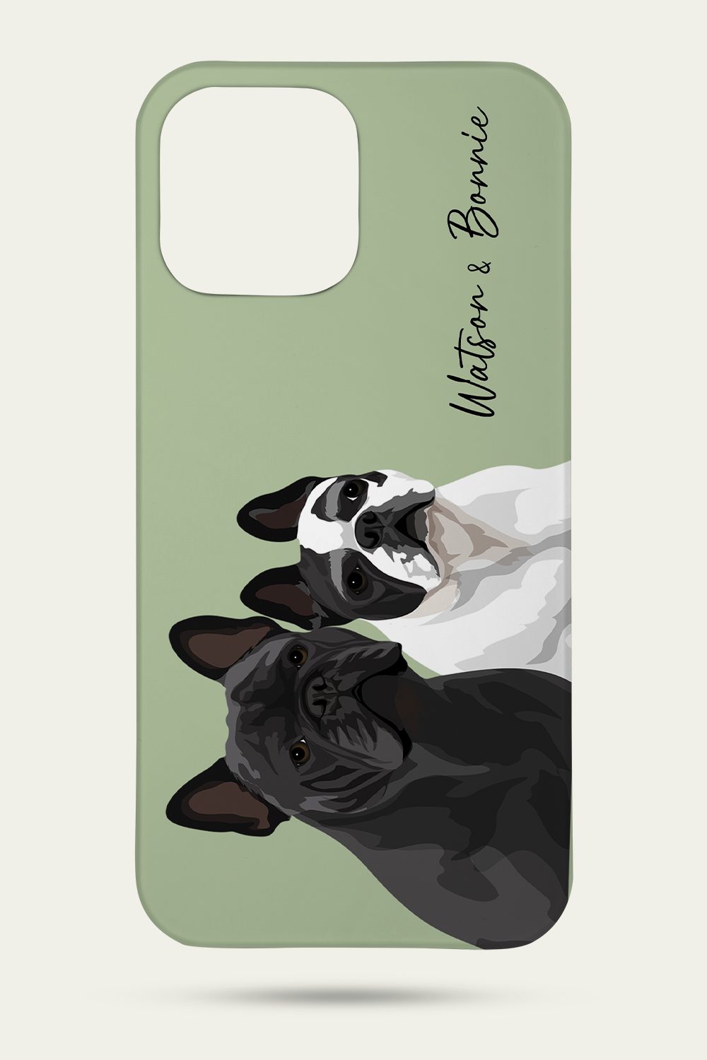 Pet Love Portrait Phone Case for iPhone