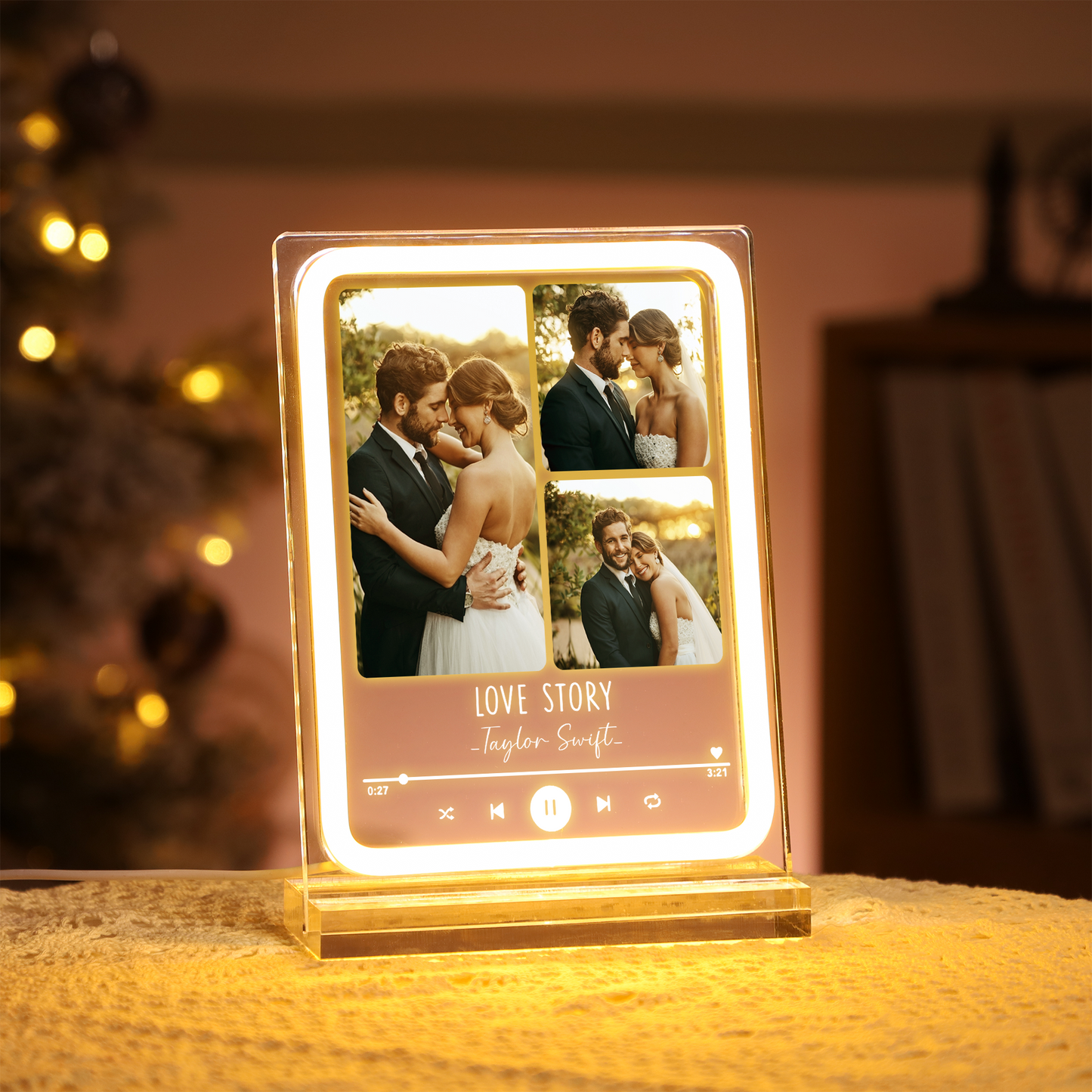 Custom Photo Night Light Frame