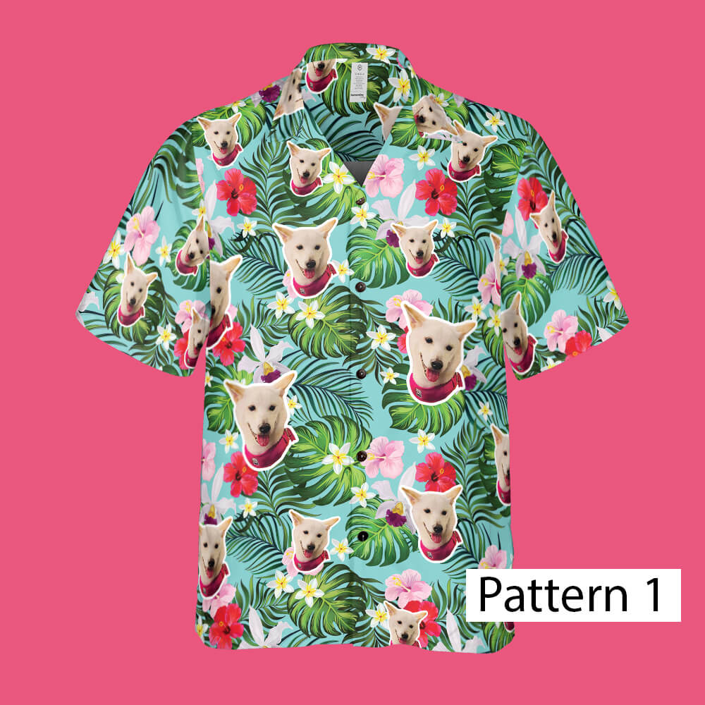 Custom Faces Regular Fit Hawaiian Shirt