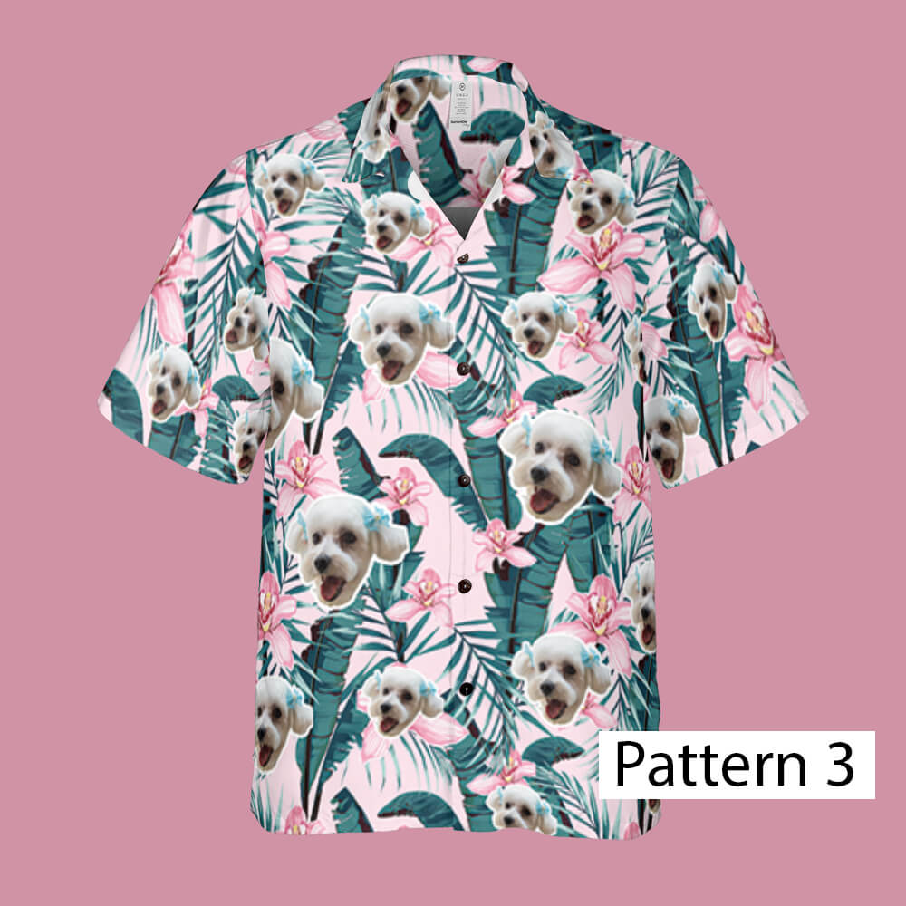 Custom Faces Regular Fit Hawaiian Shirt