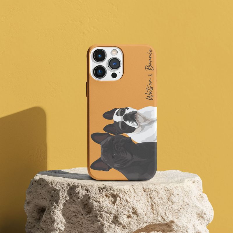 Pet Love Portrait Phone Case for iPhone