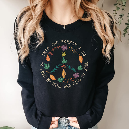 Into The Forest - Autumn Foliage Sweatshirts