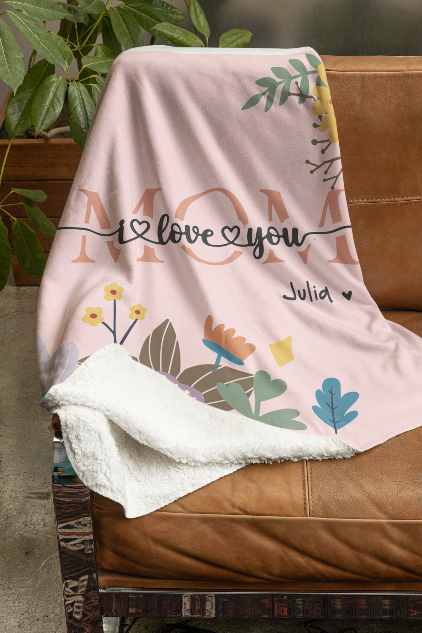 Personalized Blanket For Mom | Mother's Day Gift