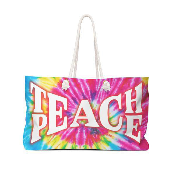 Teach Peace Weekender Bag