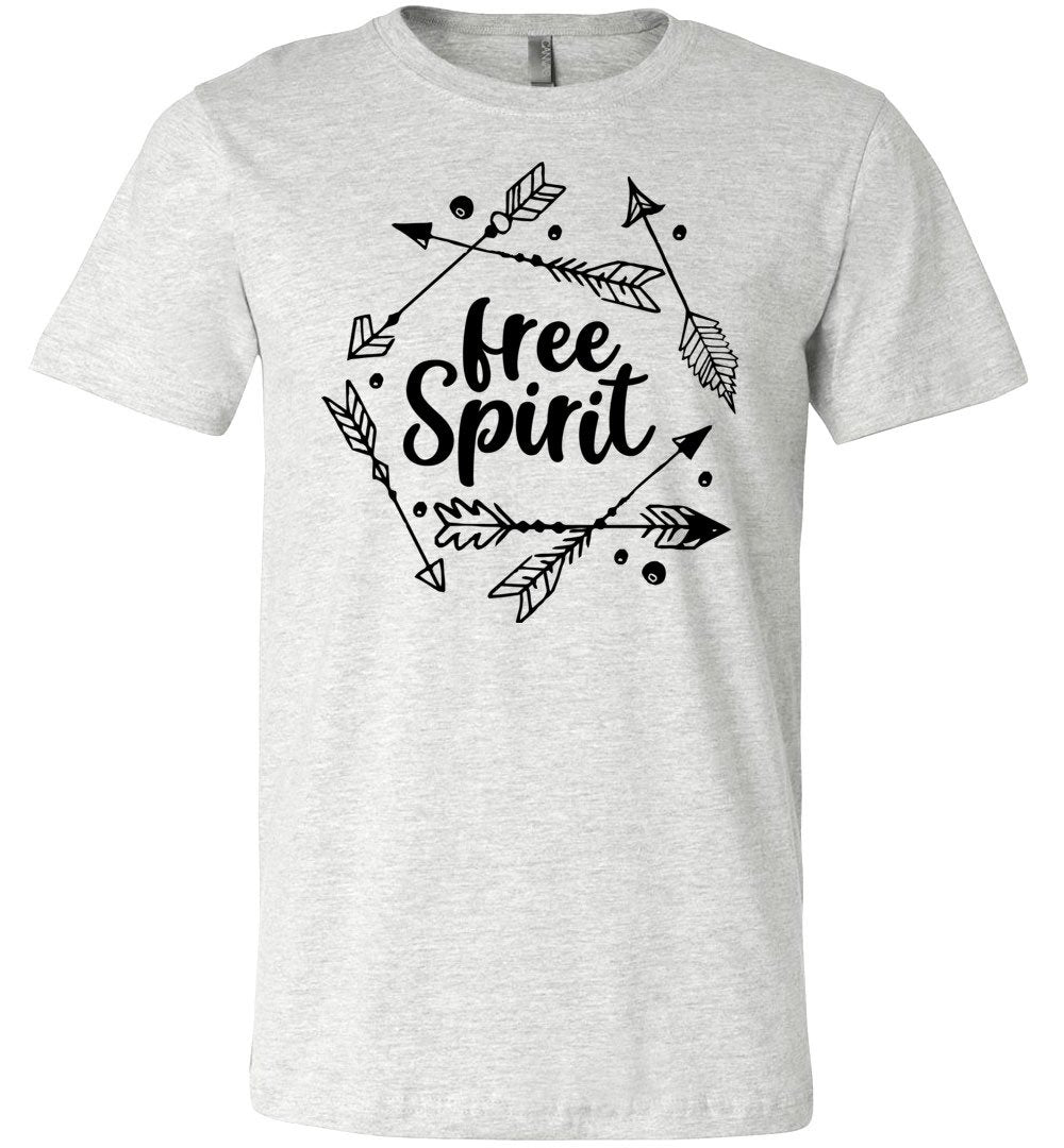 Free Spirit T-shirts Heyjude Shoppe Unisex T-Shirt Ash XS