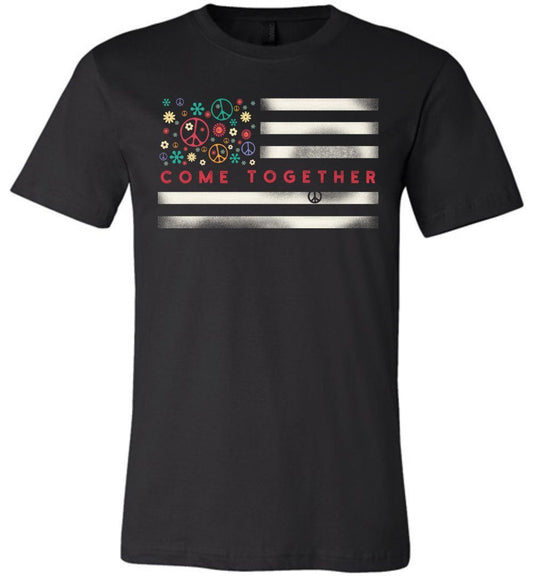 Come Together T-shirts Heyjude Shoppe Unisex T-Shirt Black XS