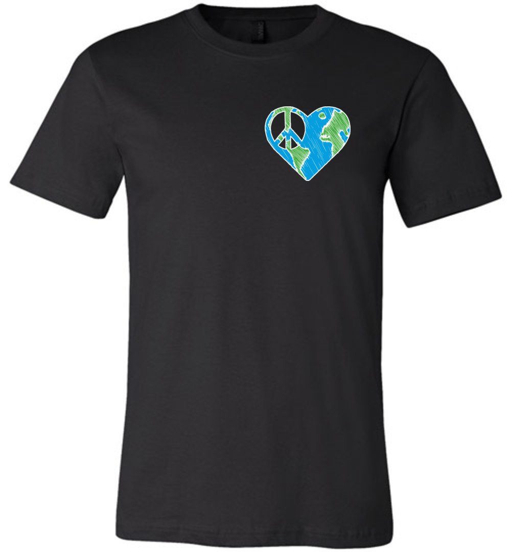 Peace In My Heart T-shirts Heyjude Shoppe Unisex T-Shirt Black XS