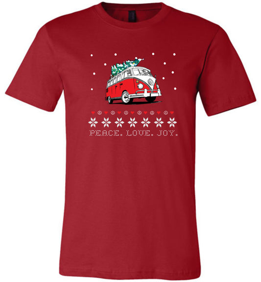 Ugly Hippie Van Holiday- Unisex T-Shirt