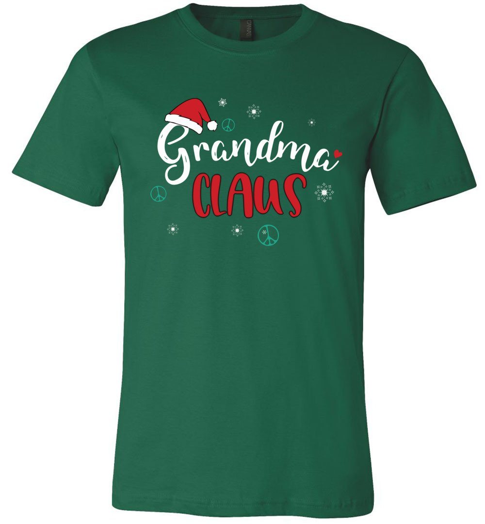 Funny Grandma Claus - 2020 Holiday T-Shirts Heyjude Shoppe Unisex T-Shirt Green S