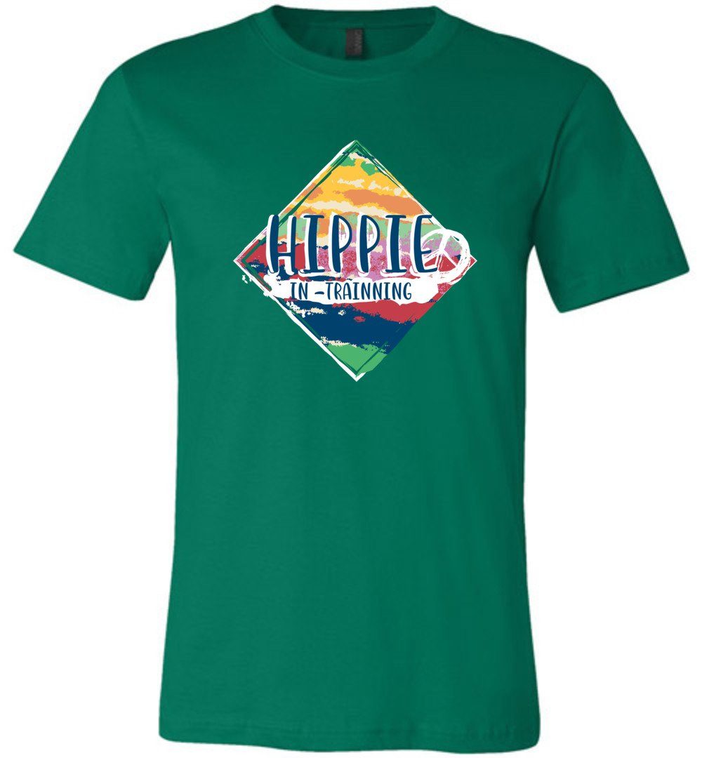 Hippie - In - Training Youth T-Shirts Heyjude Shoppe Unisex T-Shirt Kelly Youth S