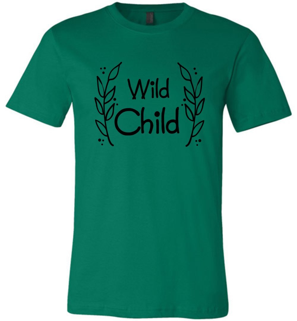 Wild Child Youth T-Shirts Heyjude Shoppe Unisex T-Shirt Kelly Youth S