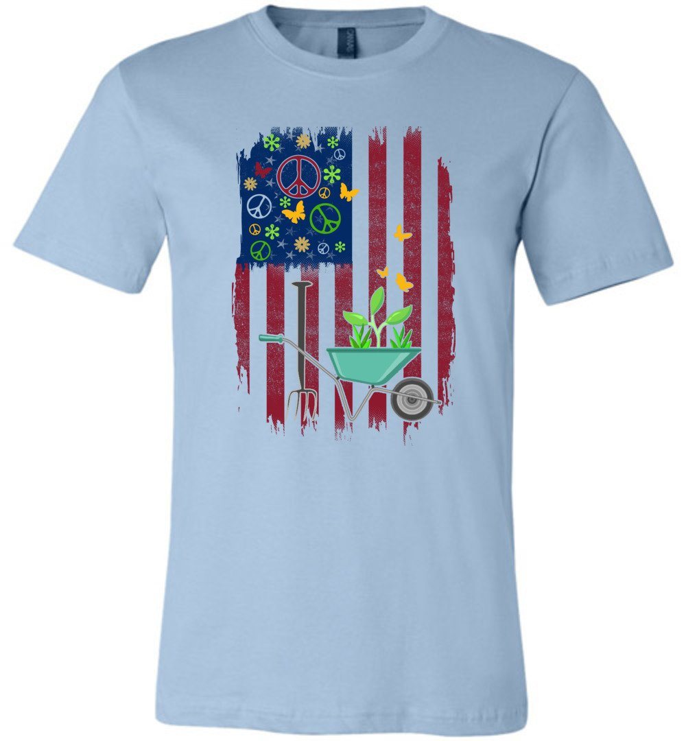 Funny Retro Gardening T-Shirts Heyjude Shoppe Unisex T-Shirt Light Blue S