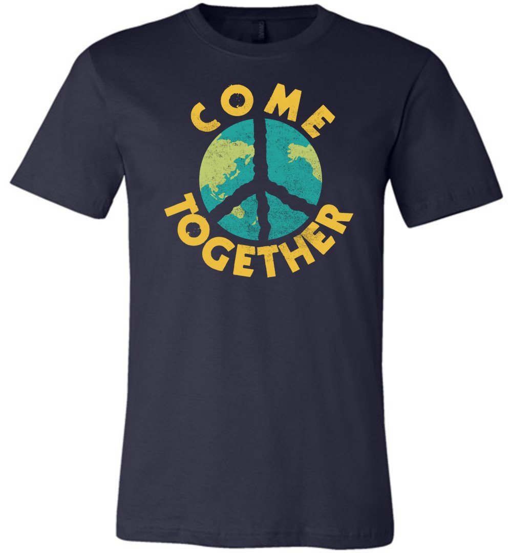 Come Together T-shirts Heyjude Shoppe Unisex T-Shirt Navy XS