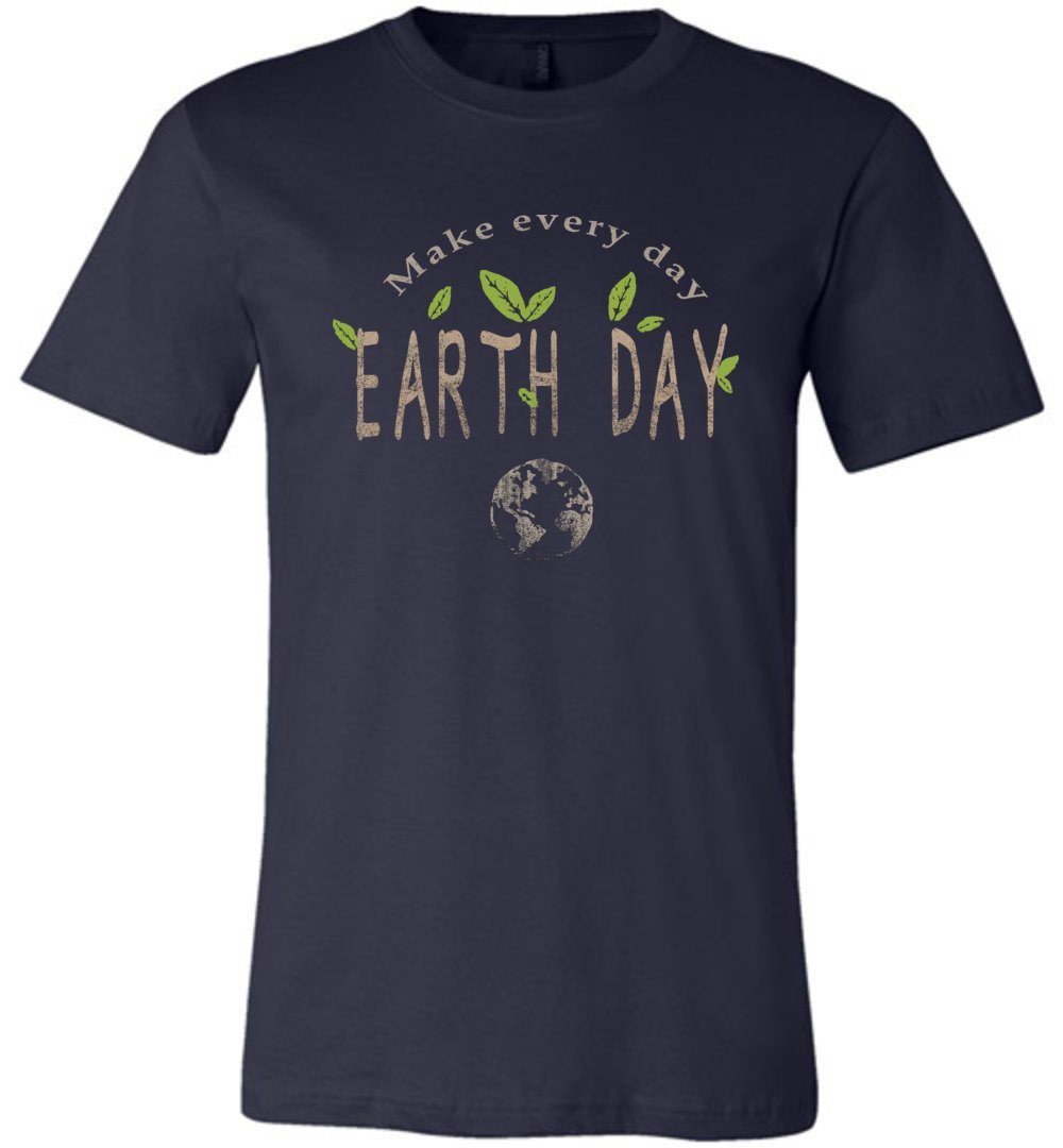 Earth Day Every Day T-shirts Heyjude Shoppe Unisex T-Shirt Navy XS