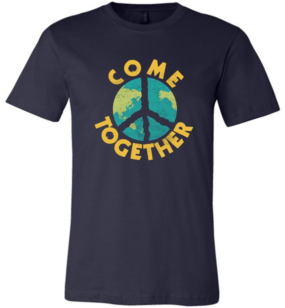 Come Together T-shirts Heyjude Shoppe Unisex T-Shirt Navy XS