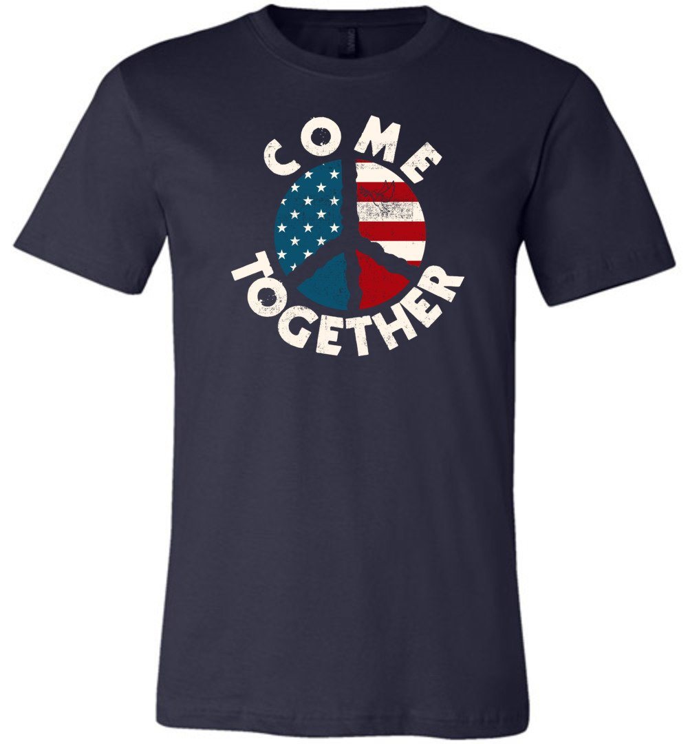 Come Together Vintage T-Shirts Heyjude Shoppe Unisex T-Shirt Navy XS