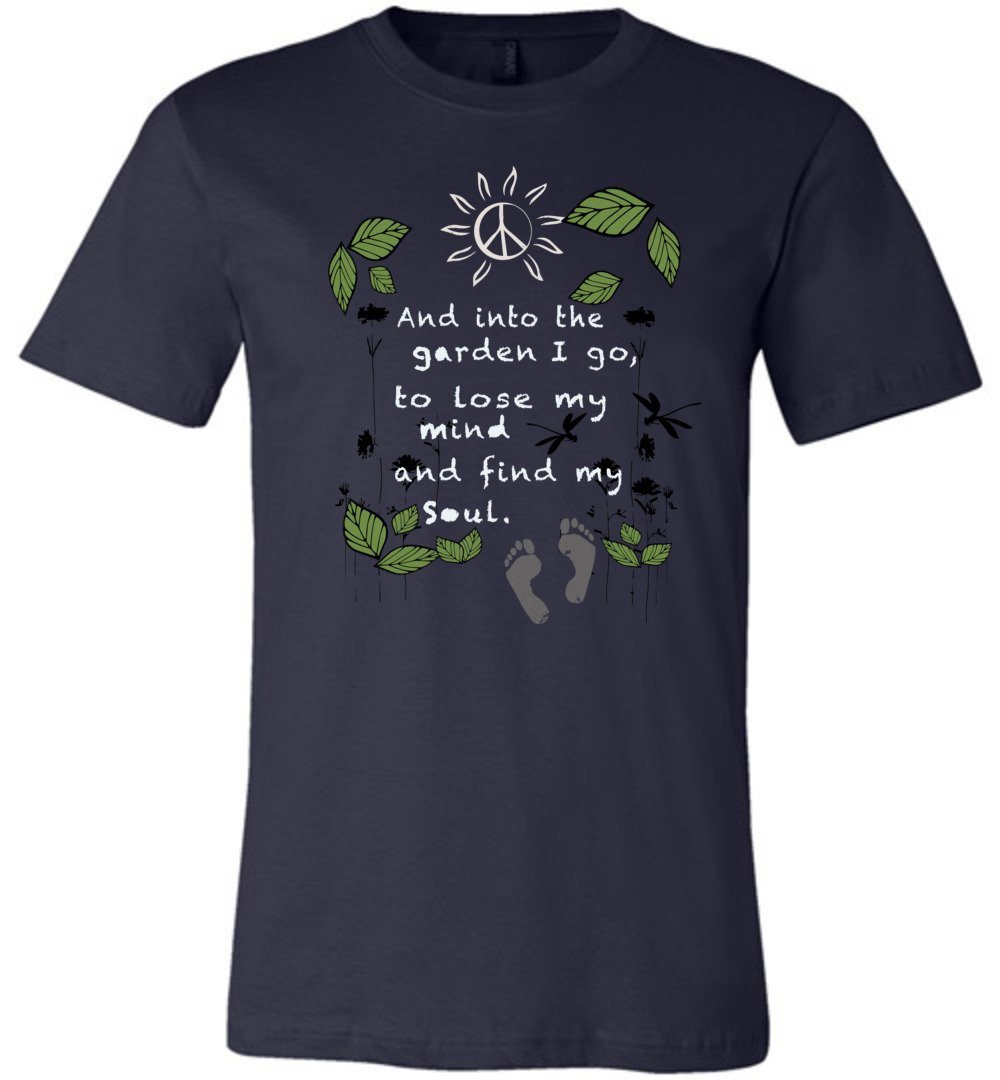 Into The Garden T-Shirts Heyjude Shoppe Unisex T-Shirt Navy XS