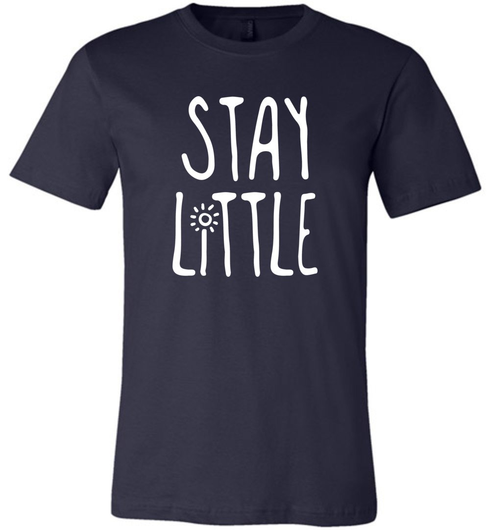 Stay Little Youth T-Shirts Heyjude Shoppe Unisex T-Shirt Navy Youth S