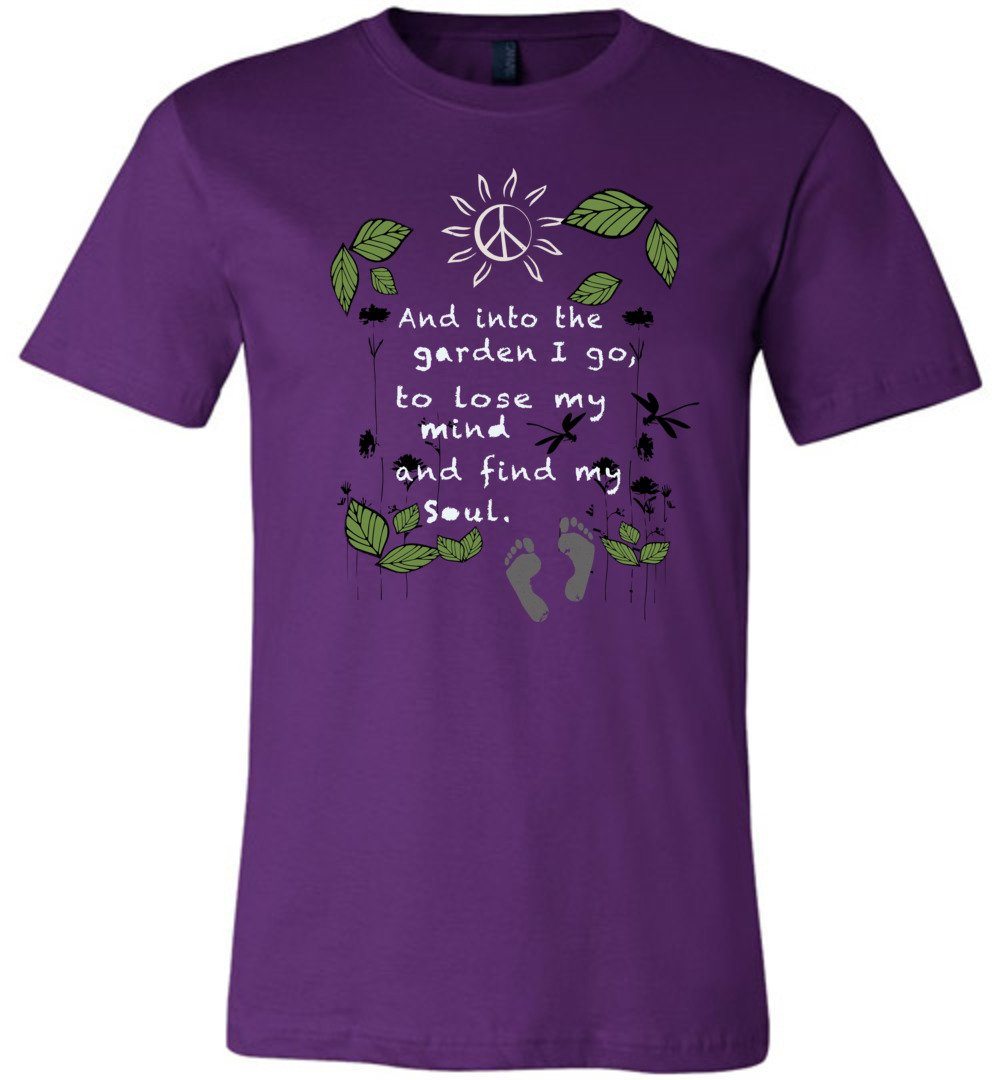 Into The Garden T-Shirts Heyjude Shoppe Unisex T-Shirt Team Purple XS