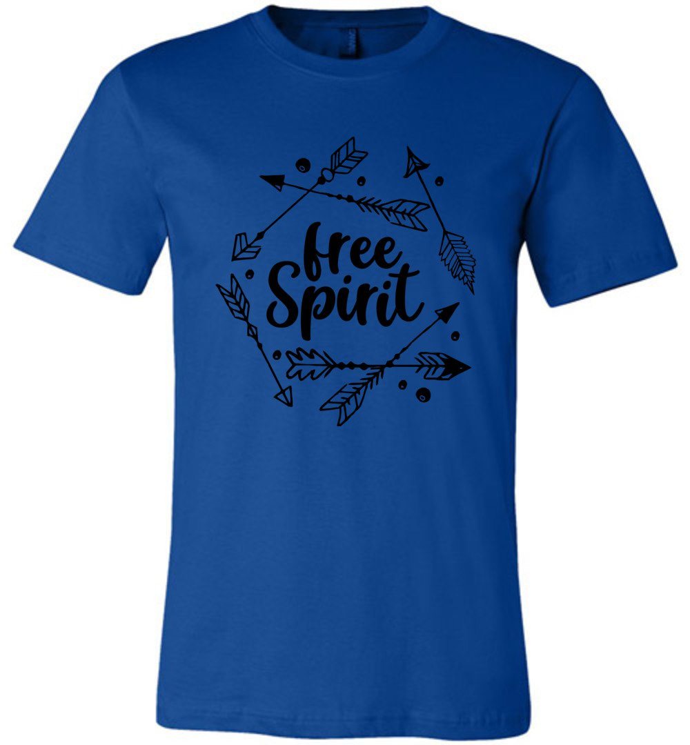 Free Spirit Youth T-Shirts Heyjude Shoppe Unisex T-Shirt True Royal Youth S