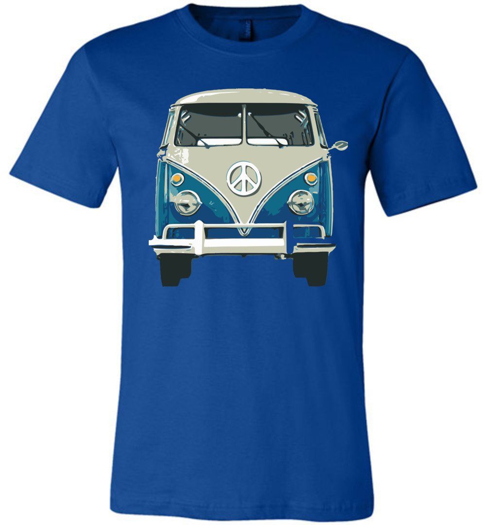Hippie Van T-shirts Heyjude Shoppe Unisex T-Shirt True Royal XS
