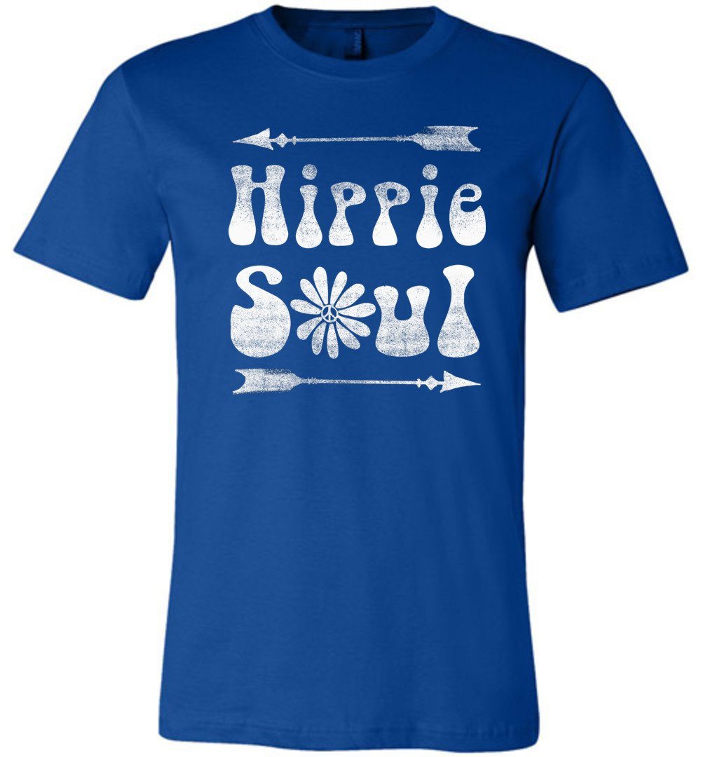 Hippie Soul T-shirts Heyjude Shoppe Unisex T-Shirt True Royal XS