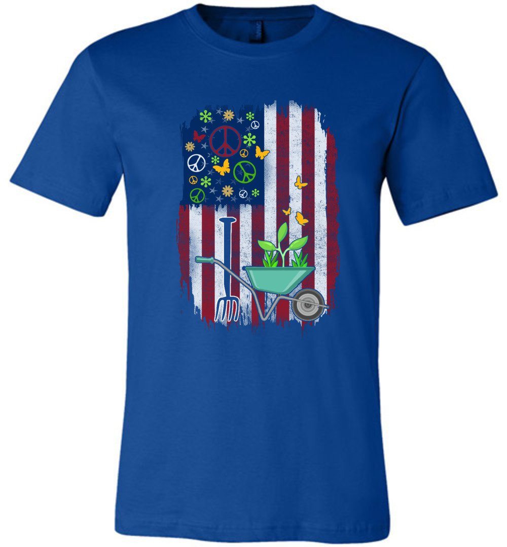 Funny 4th Of July Gardening T-shirts Heyjude Shoppe Unisex T-Shirt True Royal XS