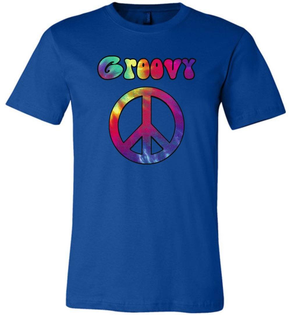 Groovy Sign T-shirts Heyjude Shoppe Unisex T-Shirt True Royal XS