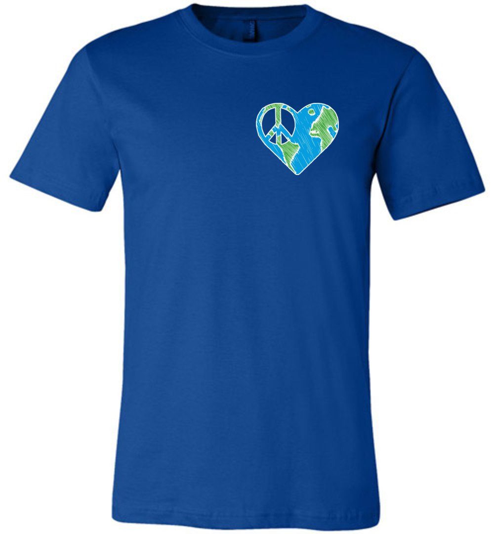 Peace In My Heart T-shirts Heyjude Shoppe Unisex T-Shirt True Royal XS