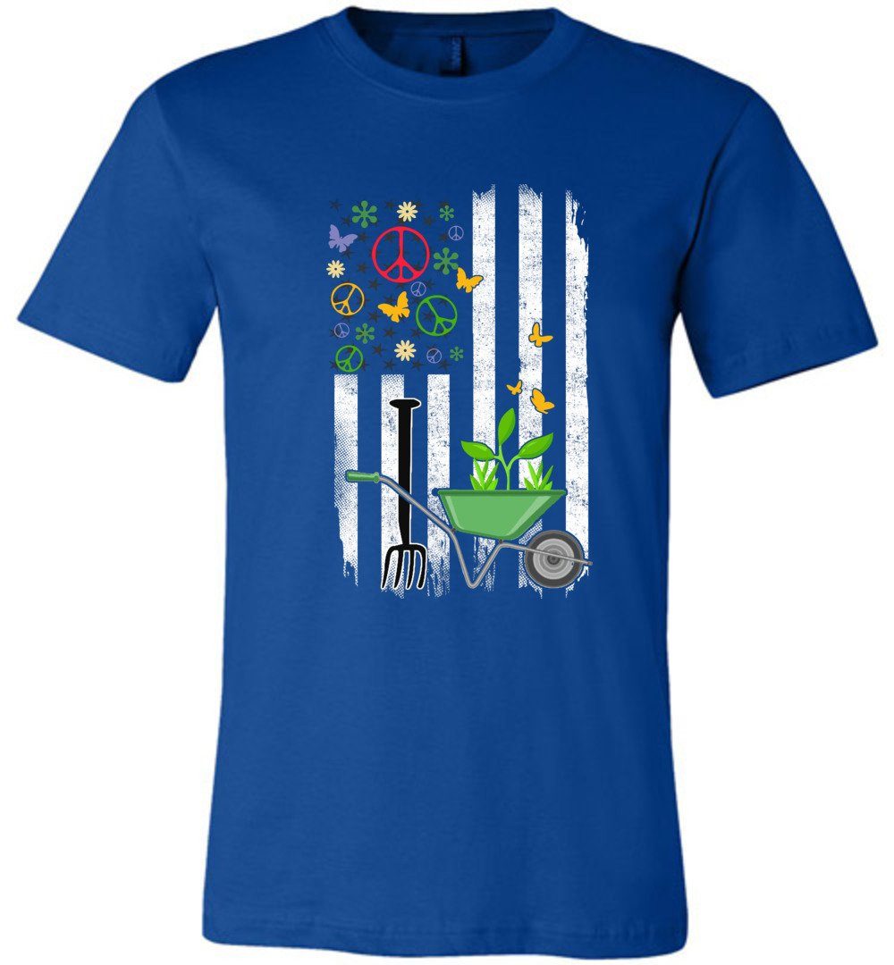 Gardening Flag T-shirts Heyjude Shoppe Unisex T-Shirt True Royal XS