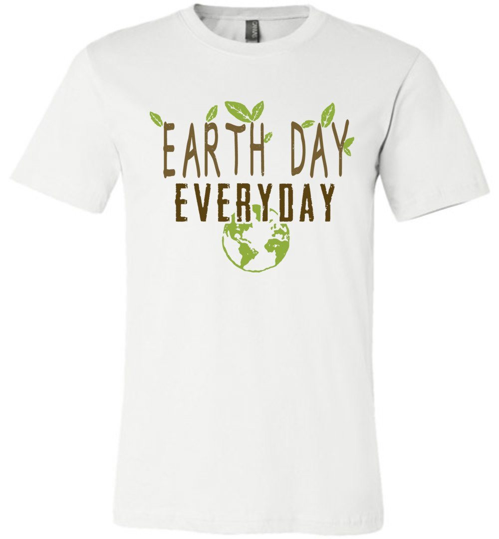 Earth Day Everyday T-shirts Heyjude Shoppe Unisex T-Shirt White XS