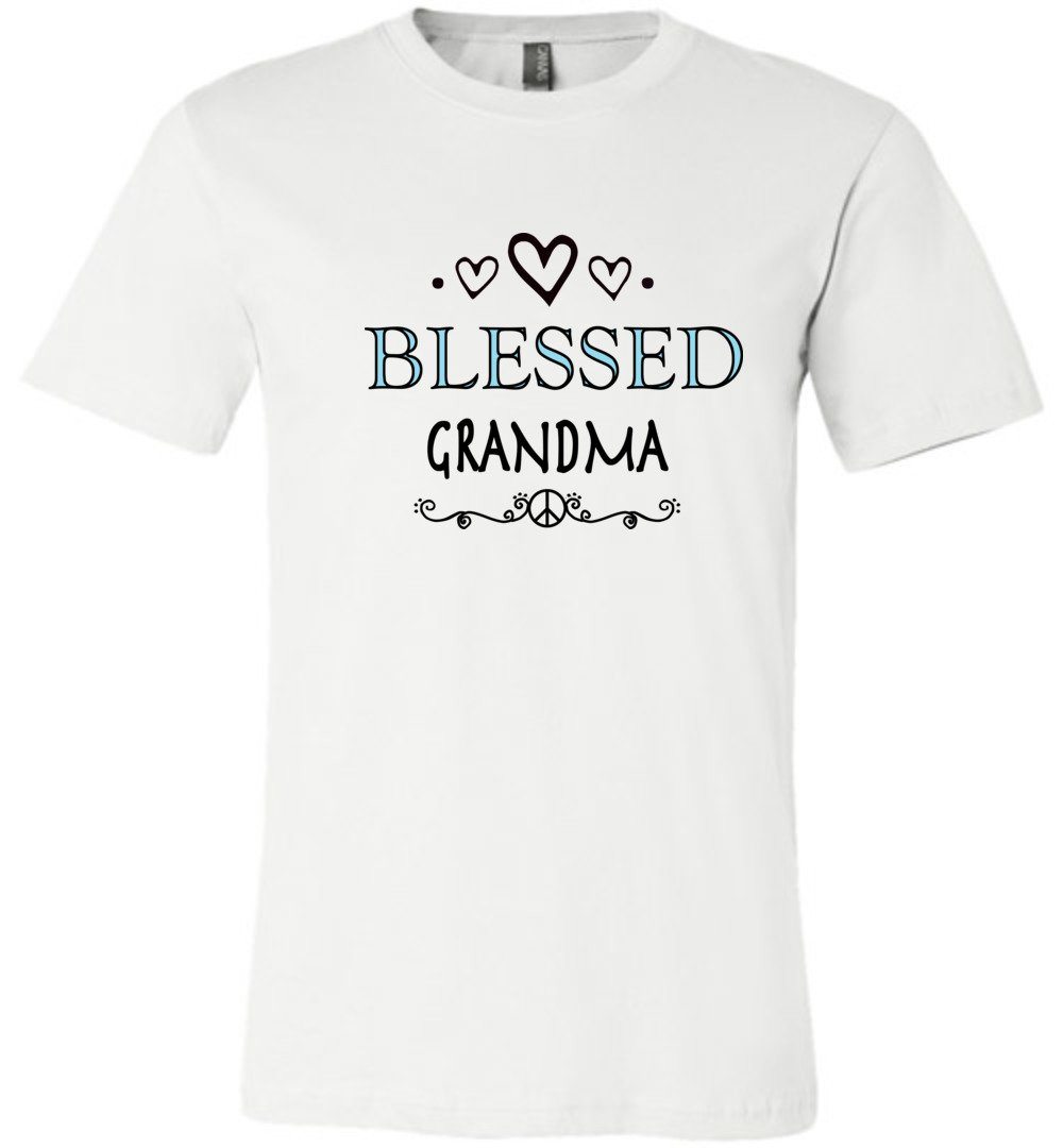 Blessed Grandma T-shirts Heyjude Shoppe Unisex T-Shirt White XS