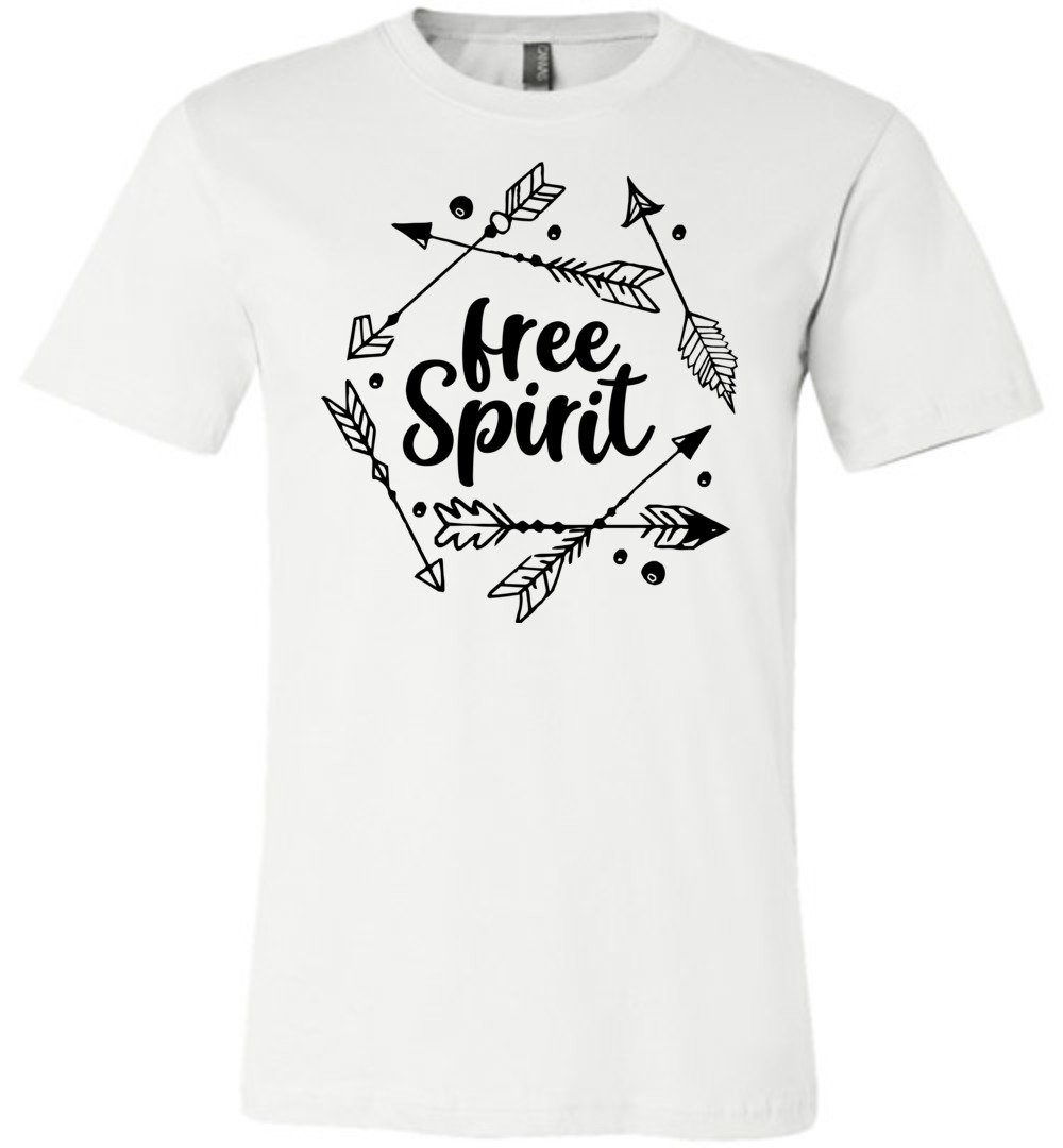 Free Spirit T-shirts Heyjude Shoppe Unisex T-Shirt White XS