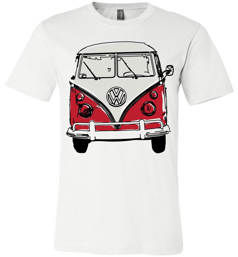 Hippie Van T-shirts Heyjude Shoppe Unisex T-Shirt White XS