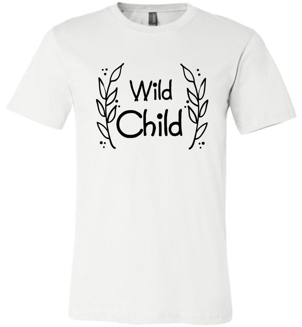 Wild Child Youth T-Shirts Heyjude Shoppe Unisex T-Shirt White Youth S