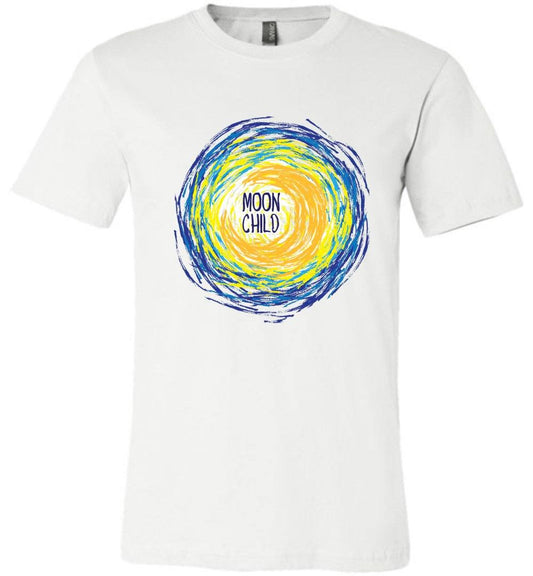 Moon - Child Youth T-Shirts Heyjude Shoppe Unisex T-Shirt White Youth S