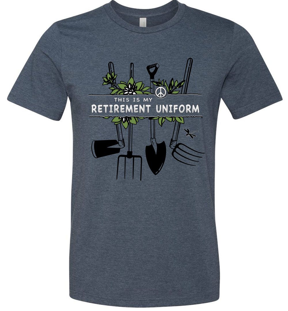 Funny Gardening T-shirts Heyjude Shoppe Unisex T-Shirt Heather Navy XS