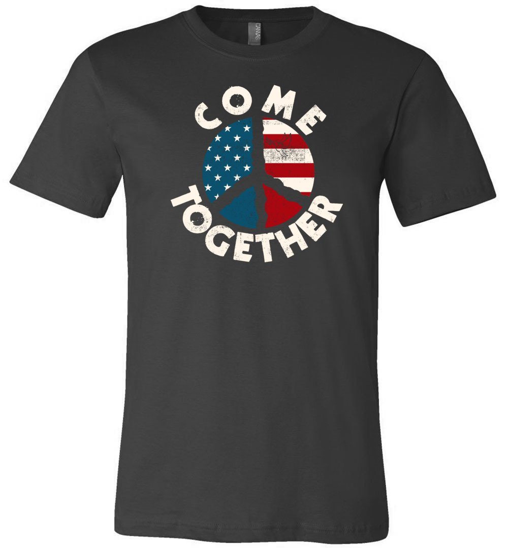 Come Together Vintage T-Shirts Heyjude Shoppe Unisex T-Shirt Dark Grey XS