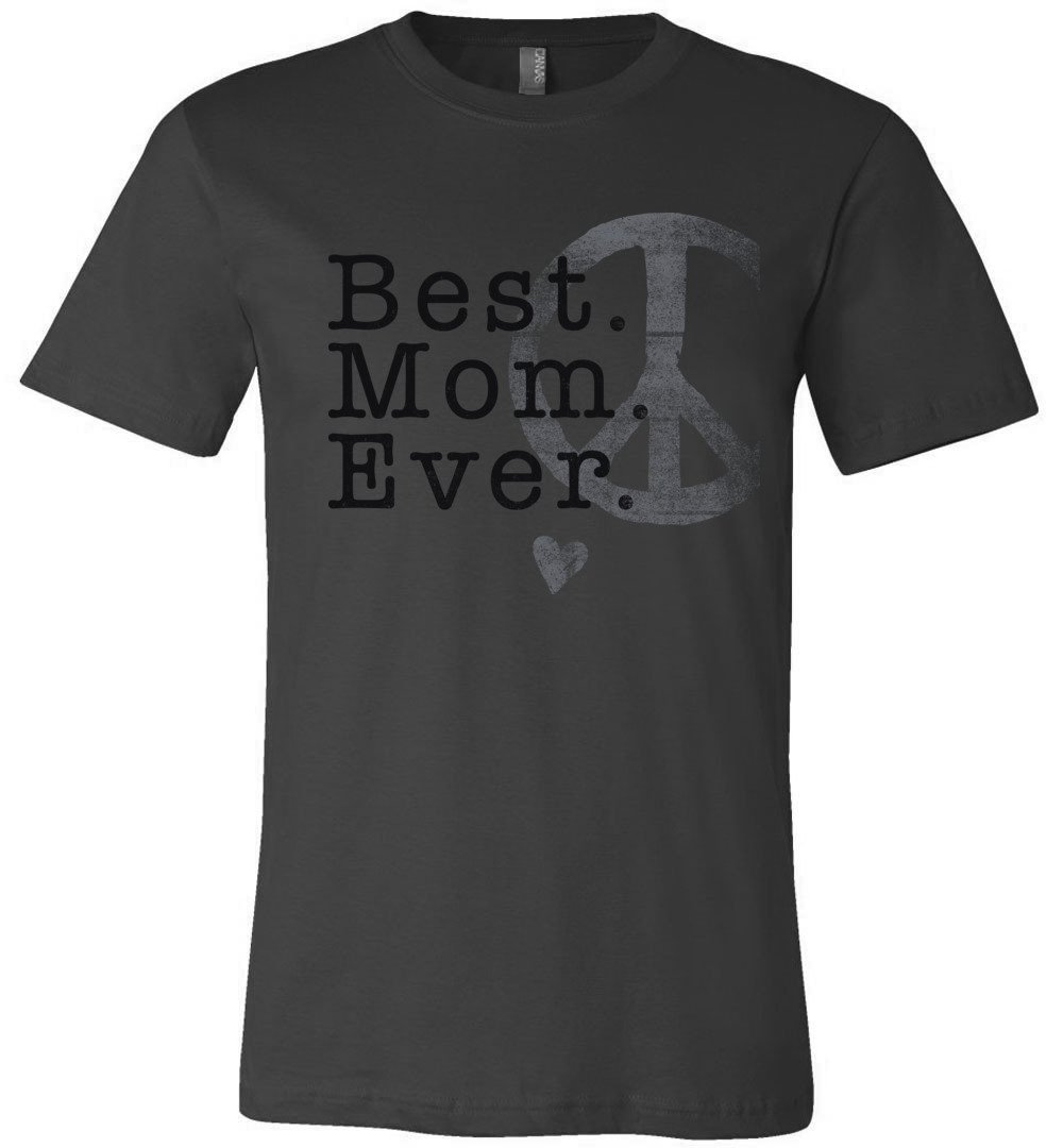 Best Mom Ever T-shirts Heyjude Shoppe Unisex T-Shirt Dark Grey XS